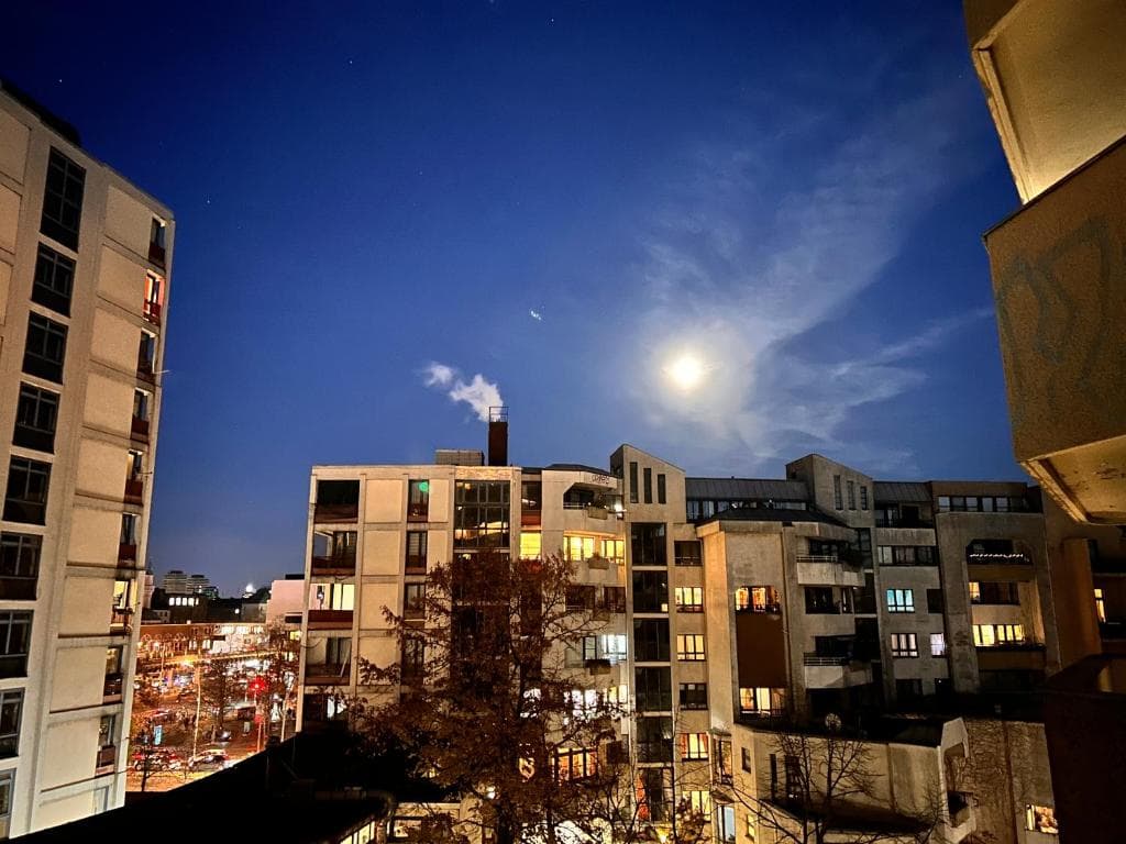 1 Zimmer mit Aussicht und 1 Zimmer mit Balkon in 4 Zimmer Wohnung, Szene, Parks und Top Lage