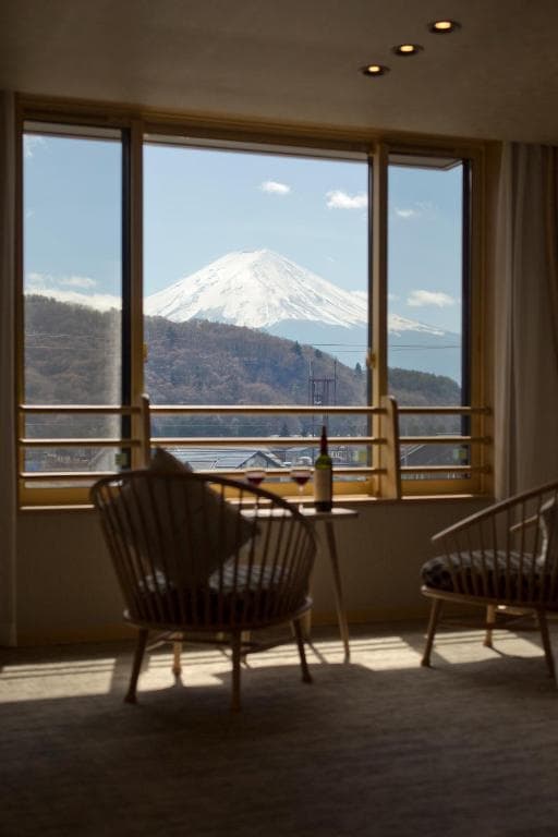 Mount Fuji, Lake Kawaguchi, and Hotel Fuurin