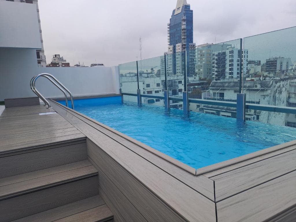 Belgrano, cerca de River, Barrio Chino y del subte, balcon, piscina y WiFi