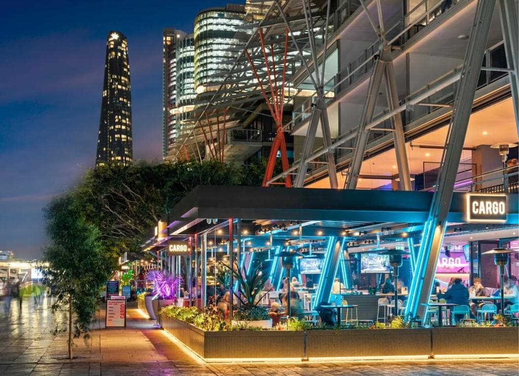 Modern Barangaroo Apartment with Waterfront Balcony Views & Private Parking