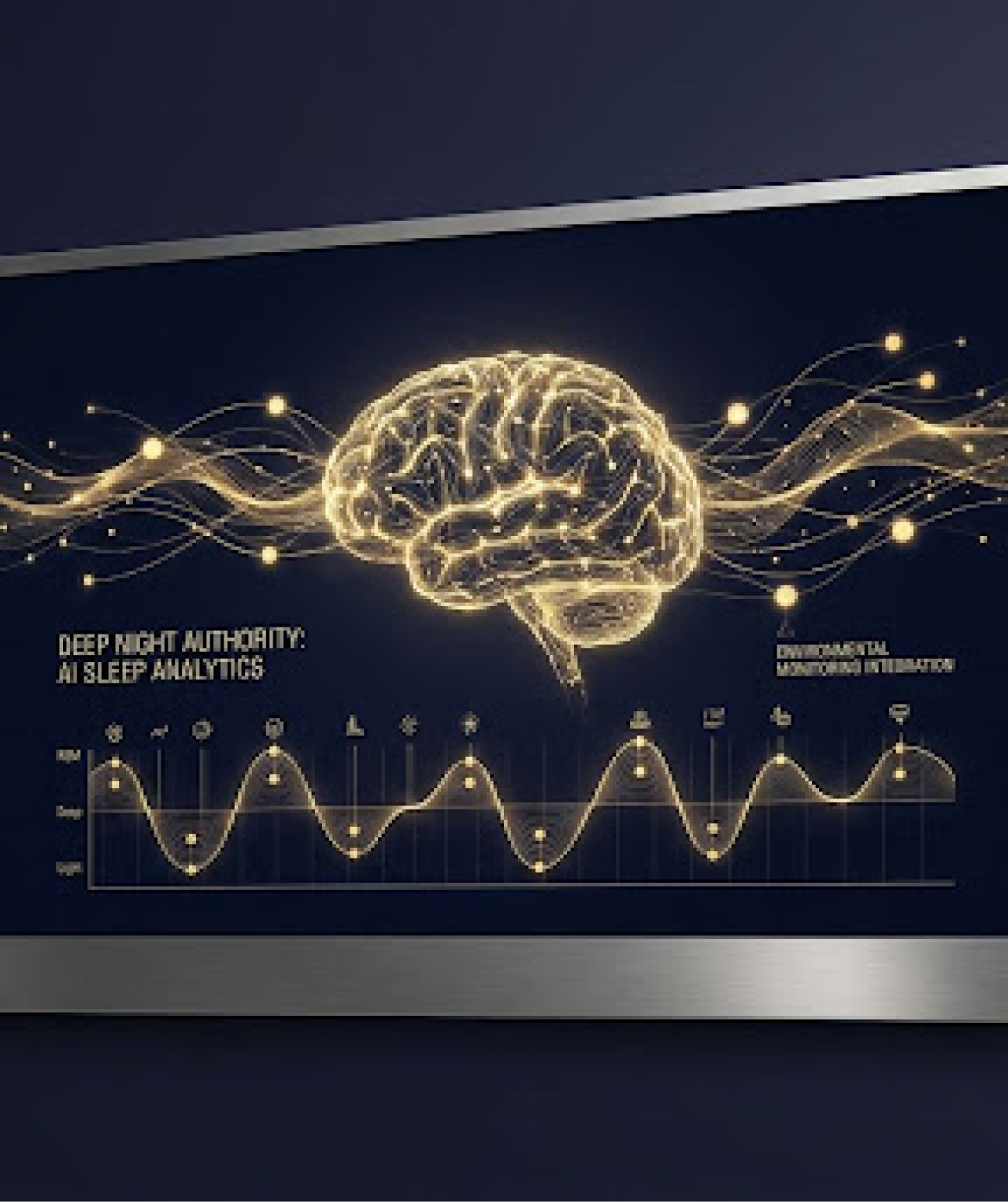 AI-driven sleep analytics visualization